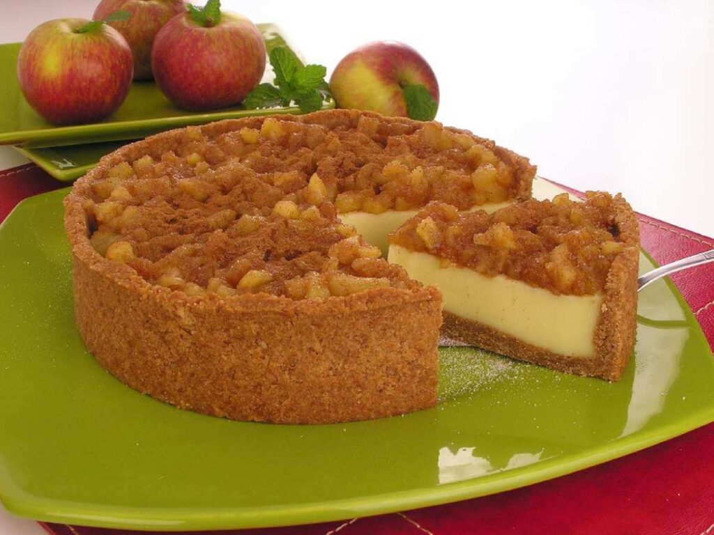 Torta de Maçã com Canela