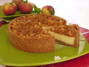 Torta de Maçã com Canela